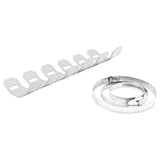 Max 25cm Exhaust Pipe Protector Guard Heat Shield for 2 Stroke Motorcycle Silver