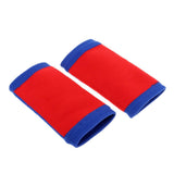 Maxbell 1 Pair Breathable Elastic Wrist Support Protector Guard Brace Blue+Red