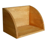 Max Desktop Wooden Storage Rack Bookshelf for Home Office Reddish Brown
