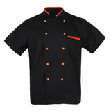 Max Maxb chef Coat uniforms Apparel Cook Jacket  Black M