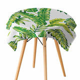 Maxbell Tropical Plants Printed Table Cloth Floral Pattern Table Cover Square-11 - Aladdin Shoppers