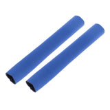 Maxbell 2Pcs Diving Fabric Non-slip Paddle Grip Protect Sleeves Prevent Covers Wrap Blue