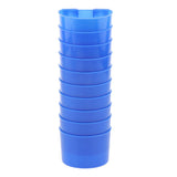 Maxbell 10 Pcs Pigeons Sand Cups Bird Food Water Container Plastic Bowl for Cage S