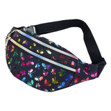 Maxbell Waist Pack with Adjustable Belt Shoulder Bag Lightweight for Travel Black