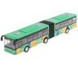 Maxbell 1:64 Scale Alloy Pull Back Vehicle Bus Diecast Toy Gift for Kids Green