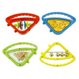 Maxbell Plastic Colorful Hand Bells Rattle Toy Musical Instrument Toy for Kids Baby