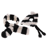 Maxbell 2PCS Pet Cat Dog Hat + Scarf Christmas Xmas Holiday Costume Apparel  Black S