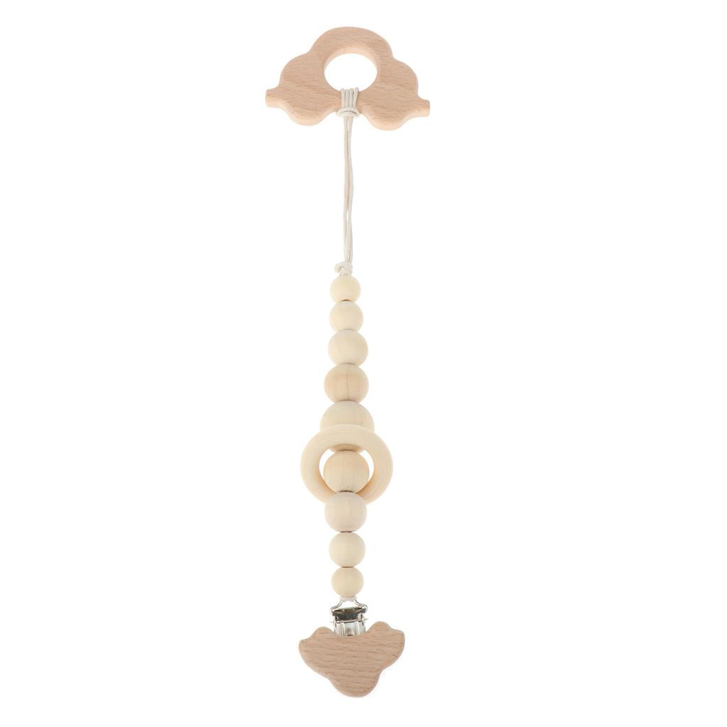 Maxbell Baby Molar Beech Toy Pacifier Chain Great Gift Toy For Infant car