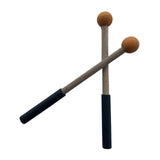 Maxbell 2x Silicone Drumsticks Hand Percussion Mallets for Glockenspiel Xylophone Orange