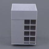 Maxbell Large 360 Rotating Makeup Organizer Cosmetic Lipsticks Display Holder Stand White 48 Slot