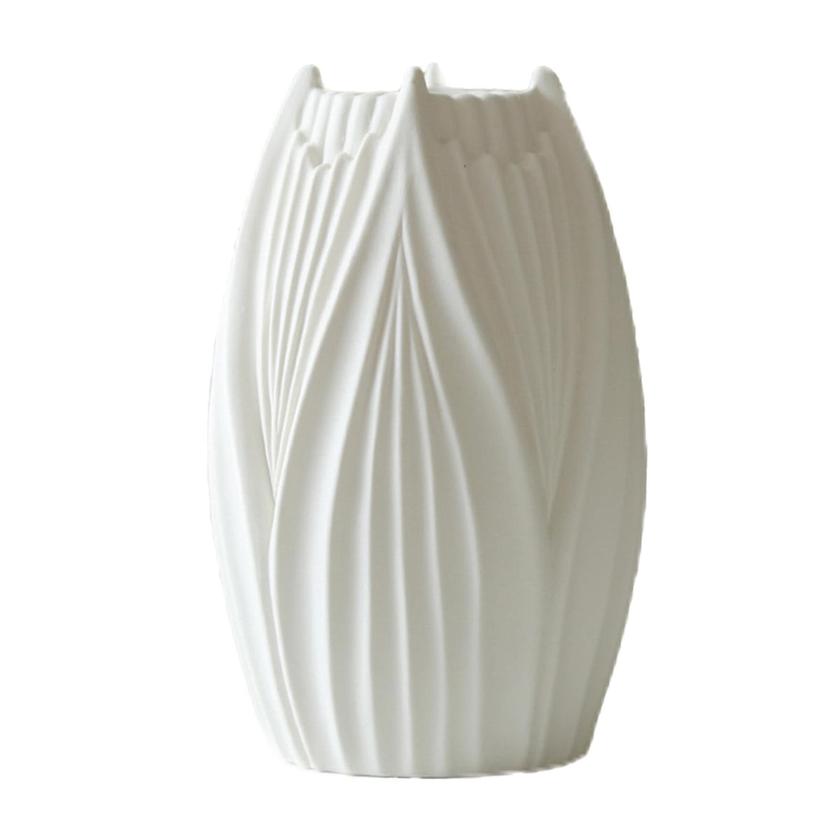 Maxbell Table White Porcelain Vase Flower Vase Handmade Decorative Shooting Props A