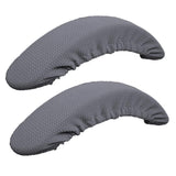 Max 1 Pair Stretch Chair Armrest Covers Desk Chair Arm Slip-Cover Gray