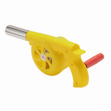 Maxbell Barbeque Air Blower Grilling Grill Hiking Handheld Blower Hand Crank BBQ Fan Yellow