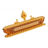 Maxbell Tibetan Nepal Handmade Metal Incense Burner Stick Burning Long Incense Box
