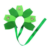 Maxbell ST Patrick'S Day Flower Headband Decorations Headdress for Cosplay Party