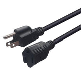 Maxbell Power Cord Heavy Duty 5-15R to 5-15P Outlet Extension Power Cable 3m