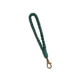 Maxbell Weaving Rope Keychain Key Chain Supplies Ornament for Bags Backpack Purse Green