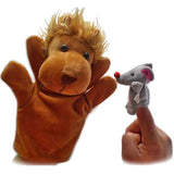 Maxbell Set of 2pcs Finger Puppets - The Lion and The Mouse
