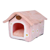 Maxbell Cat Bed Autumn Winter Washable Cushion Dog House for Puppy Dog Kitten