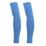 Maxbell 1 Pair Summer Cycling Arm Sleeves Anti UV Oversleeve Cover Royal Purple-M