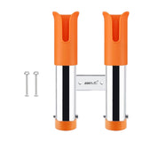 Maxbell 2 Tube Fishing Rod Holder for Boat for Boats Garage Replacement Parts Orange