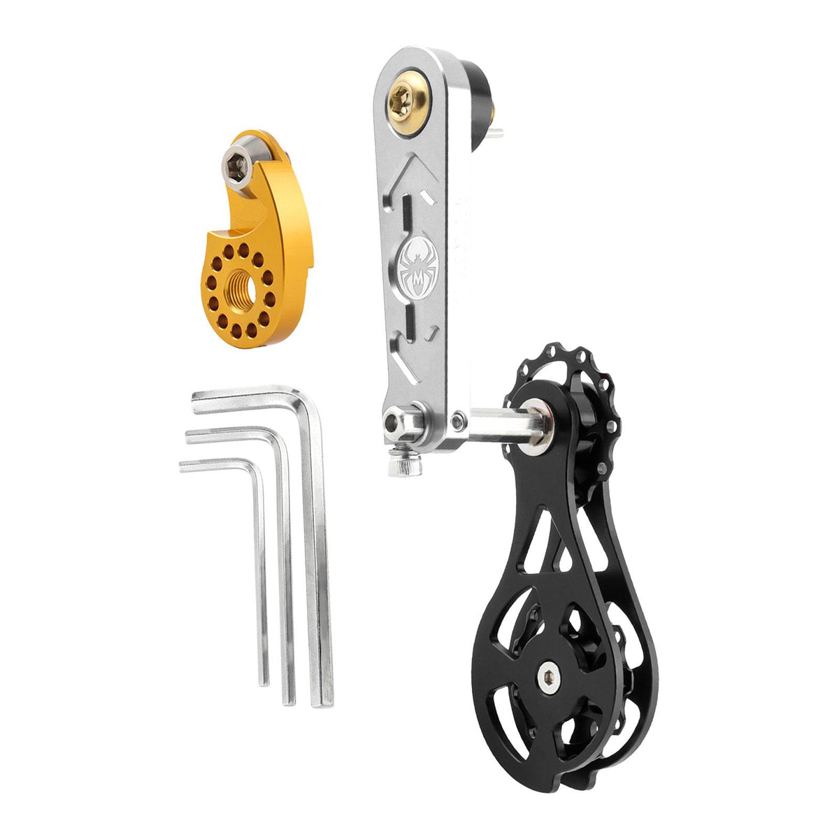 Maxbell Bike Chain Tensioner Single Speed Aluminum Chain Stabilizer for Folding Bike Style D