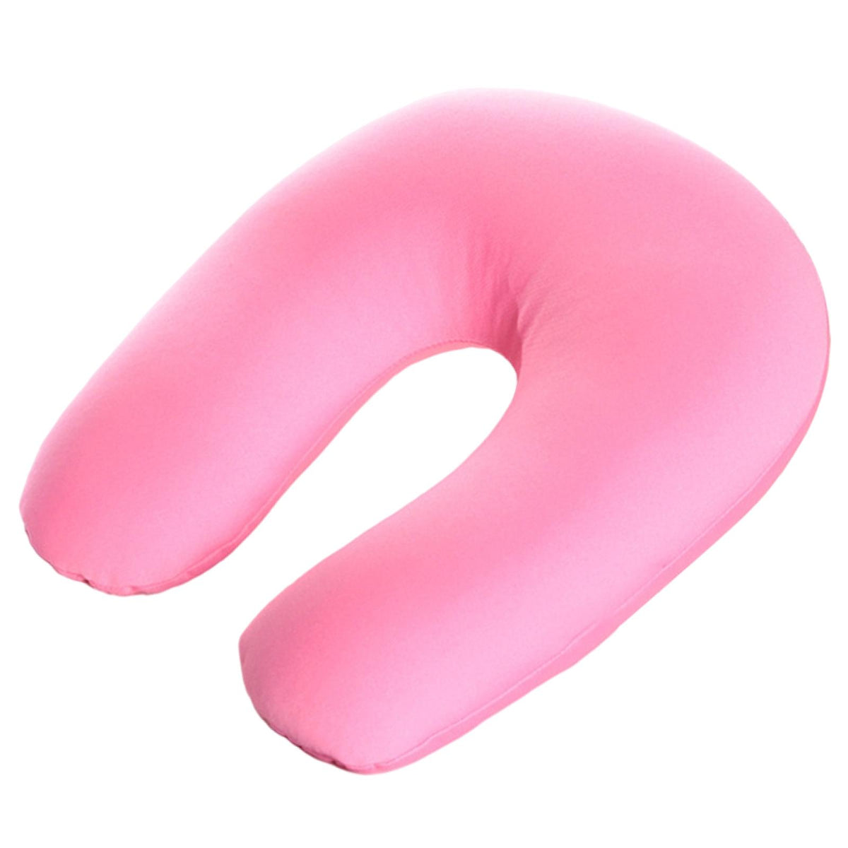 Maxbell U Shaped Travel Neck Pillow Comfortable Foam Pillow for Flights  Pink