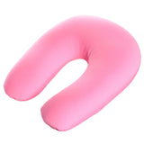 Maxbell U Shaped Travel Neck Pillow Comfortable Foam Pillow for Flights  Pink
