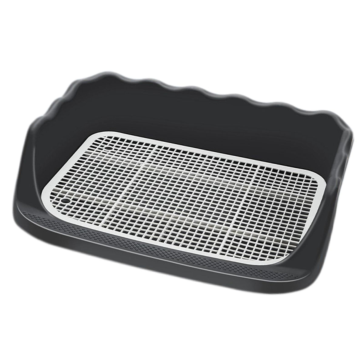 Maxbell Dog Toilet Litter Pan Training with Protection Wall Every Side No Black