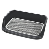 Maxbell Dog Toilet Litter Pan Training with Protection Wall Every Side No Black