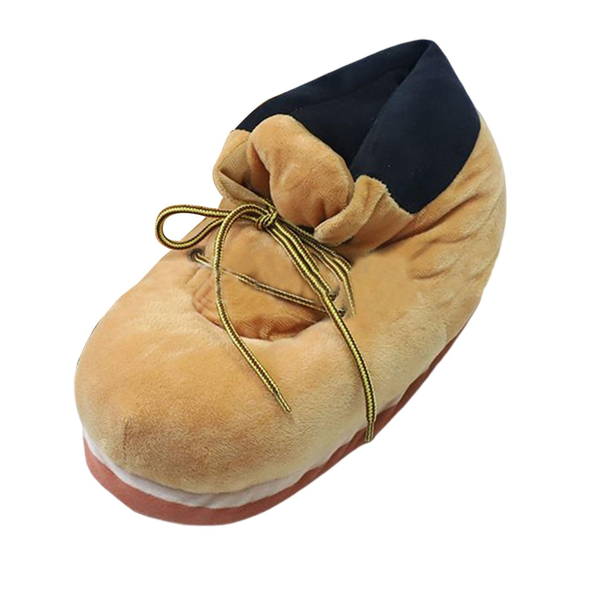 Maxbell Plush Slippers Lace up Anti Skid Soft for Parties Bedroom Winter