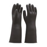 Max Long Industrial Rubber Latex Gloves Work Safety Gardening Gloves Black 55cm