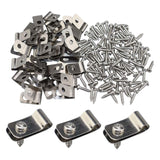 Maxbell Fencing Mounting Clips Portable Durable Bundler Cord Holder for Agricultural Aluminum