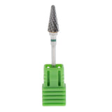 Maxbell Tungsten Steel Polishing Head Nail Drill Bit for Acrylic UV Gel Removal Green