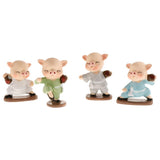 Max Micro Landscape Miniature Figurine Resin Pig Ornament Chinese Pig Year Gift