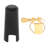 Maxbell Soprano Saxophone Ligature with Cap for Woodwind Instrument Parts