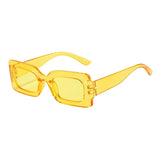 Maxbell Driving Glasses Traveling Travel Summer Rectangle Sunglasses for Women Men Yellow