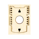 Maxbell Leather Die Cut Mold Stitching Handcraft Wooden Wallet Die Cutting for Home