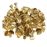 Maxbell 100 PCS Metal Trumpet Jingle Bells DIY Christmas Decor Crafts Toy 26mm
