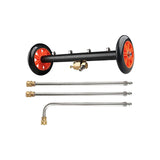 Maxbell Dual Purpose Undercarriage Water Broom Multifunctional for Sidewalks Decks