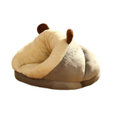 Maxbell Pet Bed Slipper Nest Puppy Bed Cat House Pet Supplies Brown