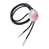 Maxbell Cowgirl Bolo Tie Necktie Adjustable with Pendant for Hoodies Anniversary Pink