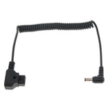 Maxbell D-Tap Male To Right Angle DC 5.5x2.5mm Cable For BMCC BMPC 4K Camera, Monitor, LED Camera Light