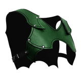 Maxbell Medieval Chest Shoulder Harness Buckles for Halloween Fancy Dress Masquerade Green