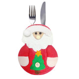 Maxbell Christmas Tableware Bags Dinner Flatware Holder Decoration Santa
