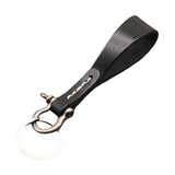 Maxbell Car Keychain Car Pendant Heavy Duty Key Fob for Men Women Father‘S Day Silver Black