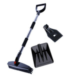 Maxbell Winter Snow Removal Tool Snow Scraper Brush Detachable Design for Vehicles Black