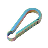 Maxbell Titanium Alloy Keychain Buckle Spring Snap Hook Outdoor Clip 36mm Colorful