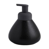 Maxbell Refillable Soap Dispenser Ceramic for Countertop Kitchen Shower Shampoo Black C