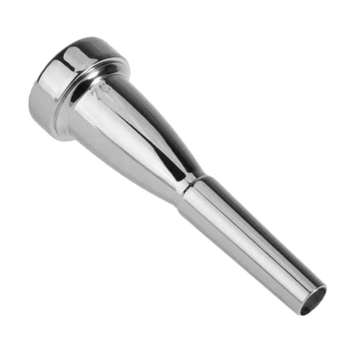 Maxbell Trumpet Mouthpiece Smooth Alloy for Professional Players Trumpet Accessories Silver 7C